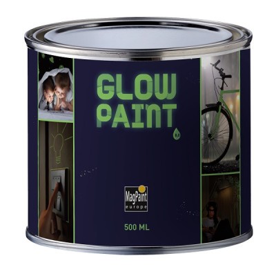 Vopsea fosforescenta, GlowPaint 500 ml foto