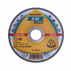 Disc Debitare Klingspor A60 Extra, Inox, 115x1x22 mm, Disc Debitare Standard Metal, Disc pentru Polizorul Unghiular, Disc pentru Flex, Panza Flex pent