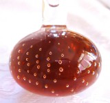 SOLIFLOR VAZA STICLA DE MURANO TIP SOMMERSO DECOR CU BULE CONTROLATE 22 CM