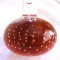 SOLIFLOR VAZA STICLA DE MURANO TIP SOMMERSO DECOR CU BULE CONTROLATE 22 CM