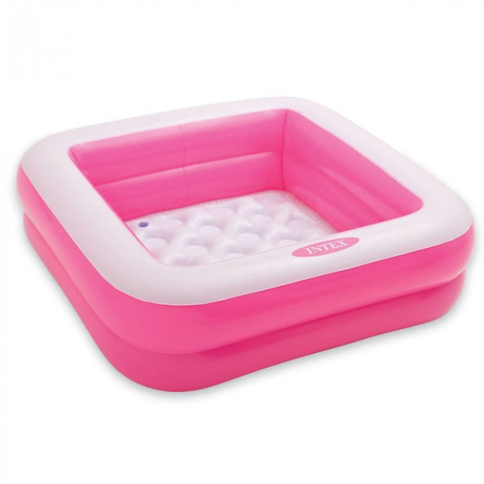 Piscina pentru copii Intex, 85 x 85 x 23 cm, Roz