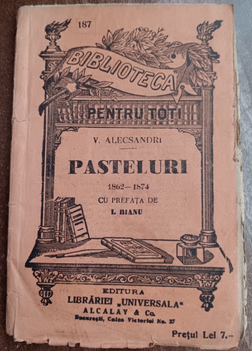 myh 61 3 - Biblioteca pt toti - 187 - Pasteluri - V Alecsandri