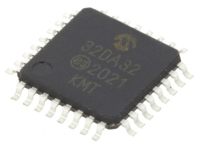 Microcontroler AVR TQFP32 1,8-5,5VDC AVR-DA foto