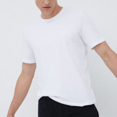 BOSS tricou de pijama bărbați, culoarea alb, cu imprimeu 50469550