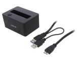 Stație de Andocare USB Neagră