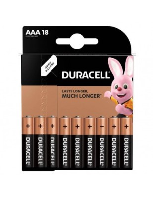 Baterii Duracell R3 Basic , AAAK18 alcaline 18buc foto