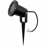 Spot LED 35W, conector GU10, impermeabil, certificare IP54, aluminiu, negru