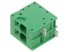 Regletă de conexiuni 90&deg; 10mm pentru PCB, 2 piste, 66A