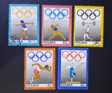 Polonia (Polska) 1969 Pregătiri pentru Jocurile Olimpice Tokio/M&uuml;nchen Lot 5v Ștampilat - A90