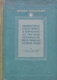 Cumpara ieftin Proprietatile fizice, chimice si tehnologice ale fructelor principalelor specii pomicole cultivate in R.P.R. - 1957 - Colectiv (H247)