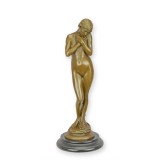 Nud-statueta din bronz cu un soclu din marmura BF-41