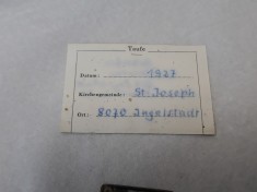 ICOANA FECIOARA MARIA de BUZUNAR in SUPORT 1927 GERMANIA de colectie UNICA