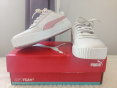 Sneakers PUMA Carina L, size 37.5 + Bonus Rucsac Meli Melo :) foto