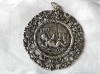 MEDALION OPULENT MASIV ISUS HRISTOS in IESLE 1900 FRANTA manopera EXCEPTIONALA