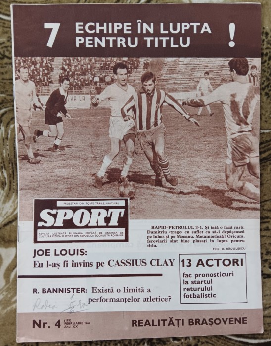 myh 110 - Revista SPORT - nr 4/februarie 1967