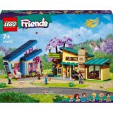 LEGO&reg; Friends - Casele familiale ale lui Olly si Paisley 42620, 1126 piese