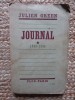 Journal Tome I 1928-1934 Julien Green - Editura Plon 1938, Franceza, Editie Necartonata, 301 Pagini