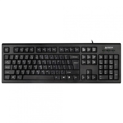 Tastatura A4Tech KR-85 cu fir, negru foto