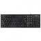 Tastatura A4Tech KR-85 cu fir, negru
