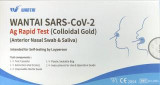 Test Rapid Covid, Wantai SARS-CoV-2Ag Rapid Test (Colloidal Gold)Anterior Nasal Swab &amp; Saliva, Also for Omicron Variant