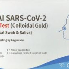 Test Rapid Covid, Wantai SARS-CoV-2Ag Rapid Test (Colloidal Gold)Anterior Nasal Swab & Saliva, Also for Omicron Variant