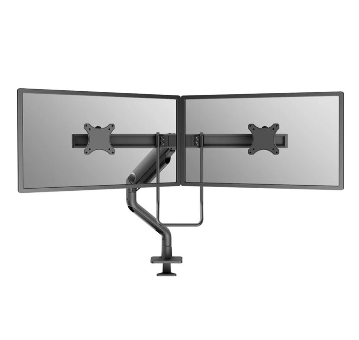Brat dublu monitor Neomounts DS75S-950BL2; pentru display-uri cu diagonale 17&quot;-32&quot;,