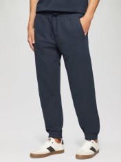 s.Oliver Pantaloni sport barbati, Detroit, cu talie medie si croiala Regular fit, din bumbac, Bleumarin inchis, S foto