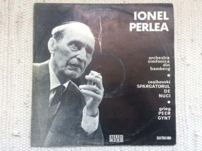 Ionel Perlea Orchestra simfonica Bamberg Ceaikovski Grieg Spargatorul de nuci LP foto