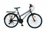 Bicicleta MTB Dame Vision Elegance Culoare Negru/Albastru Roata 26&quot; Otel PB Cod:202608000310