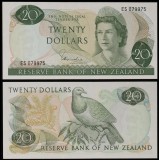 NOUA ZEELANDA █ bancnota █ 20 Dollars █ 1967-1981 █ P-167d █ UNC