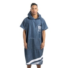 Poncho de baie unisex Homelevel, Universal, Albastru, Bumbac / Poliester, 54936.04