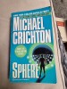 Sphere - Michael Crichton, Roman SF, Engleza, Coperta Brosata, 1987, 500 Pagini