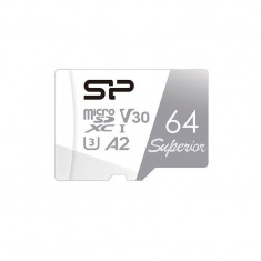 Card Silicon Power Superior Micro SDXC 64GB UHS-I A2 V30 foto