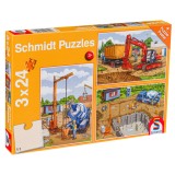 Puzzle LIN2007 - 3 X 24, Construction Work Ahead, Schmidt