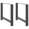 vidaXL Picioare de masă antracit, 2 buc., 100x(72-73) cm, oțel 4013322