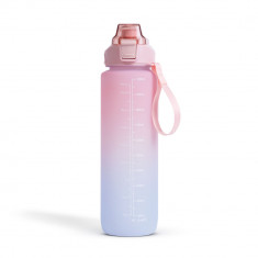 Sticlă de apă sport - 1L - opal - gradient roz-albastru foto