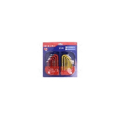 Set chei imbus, Torx®, otel crom-vanadium, HEX 1,5mm, HEX 2,5mm, HEX 2mm, HEX 3mm, HEX 4mm, HEX 5mm, HEX 6mm, HEX 8mm, HEX 10mm, TX10, TX15, TX20, TX2