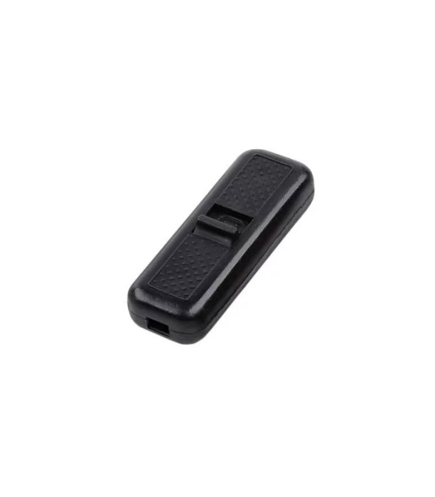 Intrerupator pe fir ON-OFF 2A 250V negru cu retinere