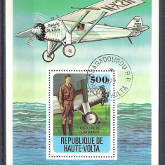 Haute Volta 1978 Aviation, perf. sheet, used R.072