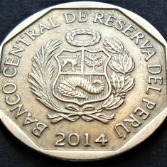 Moneda exotica 1 NUEVO SOL - PERU, anul 2014 * Cod 3379