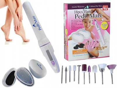 Set Pedi Mate pentru Manichiura Pedichiura, cu Pila de Unghii si Accesorii, 18 piese foto