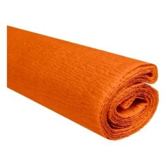 Hartie creponata Colorarte C06, 50x200cm, portocaliu deschis, set 10 role