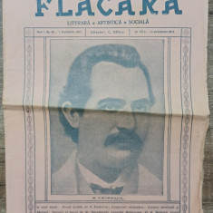 Revista Flacara// anul I, no. 46, 1 septembrie 1912, Mihai Eminescu