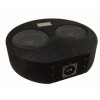 Subwoofer pasiv cu incinta 14L Audio-Systems SUBFRAME R10 FLAT-2 EVO2, 600 watts, 2 ohm, 2 x 250 mm, 2 x 10&quot;, roata de rezerva CarStore Technology