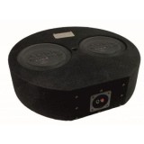 Subwoofer pasiv cu incinta 14L Audio-Systems SUBFRAME R10 FLAT-2 EVO2, 600 watts, 2 ohm, 2 x 250 mm, 2 x 10&quot;, roata de rezerva CarStore Technology