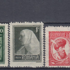 ROMANIA 1922 LP 73 INCORONAREA REGELUI LA ALBA IULIA SERIE SARNIERA