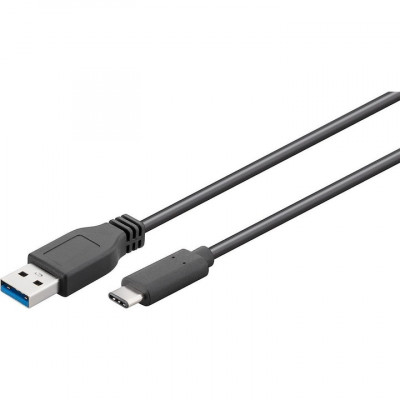 Cablu USB-C 3.1 tata - USB3.0 A tata 1m Goobay foto