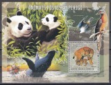 Sao Tome si Principe 2006 - Animale pe cale de dispariție, Colita, Cota 10 EURO, MNH