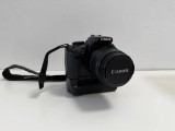 Canon EOS 400D DSLR + Canon EF-S 18-55mm IS + Battery Grip + 2 Acumulatori