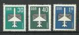 Germania DDR 1982 - Posta Aeriana,3v.,neuzat,perfecta stare(z), Nestampilat